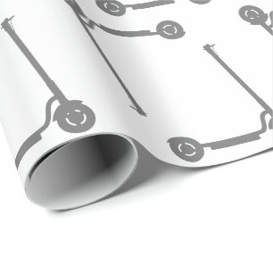 Papel De Presente patinete