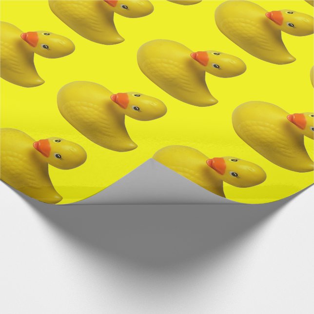 Papel De Presente Pato de borracha amarelo (Ponta)