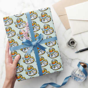 Papel De Presente Pato de Borracha Dentista