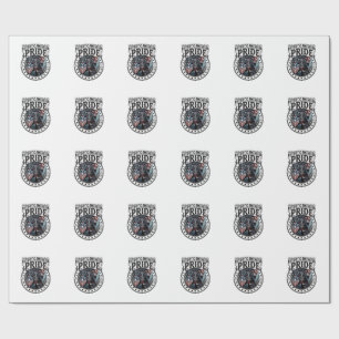 Papel De Presente Patriótico Fantasma Patriota Horror Monstro Patrio