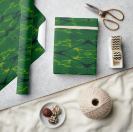 Papel De Presente Patterno Verde Irlandês de Vestuário n.º 6