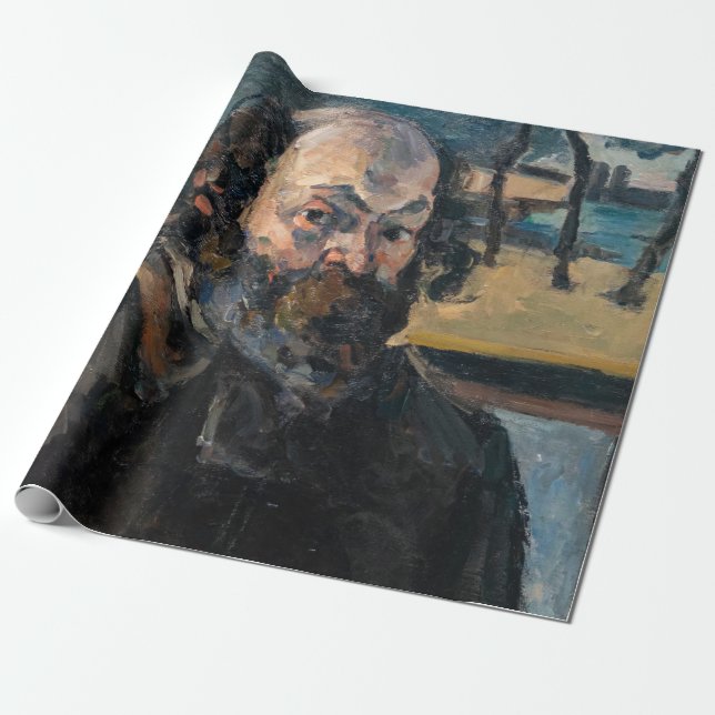 Papel De Presente Paul Cezanne - Autorretrato (Desenrolado)