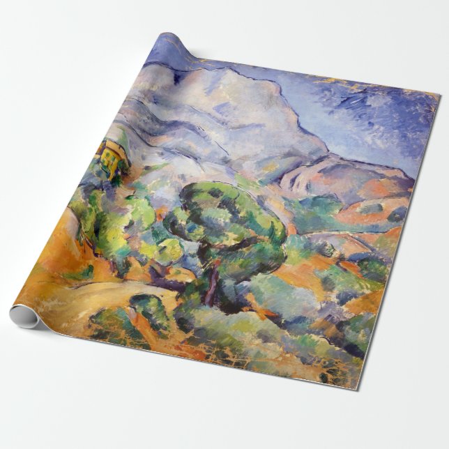 Papel De Presente Paul Cezanne - Mont Sainte-Victoire, Tholonet Road (Desenrolado)