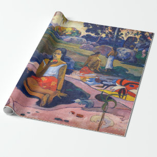 Papel De Presente Paul Gauguin - Fonte Sagrada, Doce Sonho