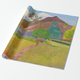 Papel De Presente Paul Gauguin - Paisagem Taitiiana