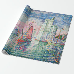 Papel De Presente Paul Signac - Entrada do Porto de La Rochelle