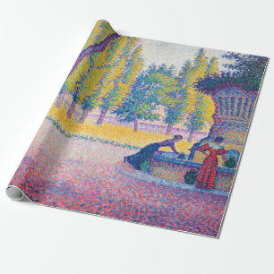 Papel De Presente Paul Signac - Saint-Tropez, Fontaine des Lices