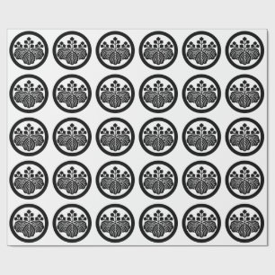 Papel De Presente Paulownia com 5-3 florescências em círculo