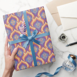 Papel De Presente Pavão Floral