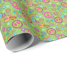 Paz e Amor, Hippie Wrapping Paper