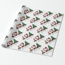 Papel De Presente Paz e Amor Natal