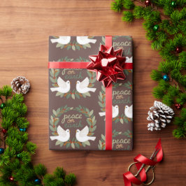 Papel De Presente Paz na Terra Dói Férias de Natal CLIENTES