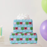 Papel De Presente Peace Love Sweet 16 Cute Custom 16th Birthday<br><div class="desc">Este belo e personalizado papel de embrulho Peace Love Sweet Six faz o presente perfeito para uma adolescente que ama bonito rosa 16 próximo a um sinal de paz e coração. Peça este belo papel de embrulho de aniversário azul para o 16º aniversário da sua filha para torná-la perfeita no...</div>