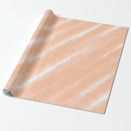 Papel De Presente Peach Fuzz Color Watercolor Abstrato Patterno