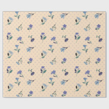 Papel de Presente Peachify Pastel Blooms