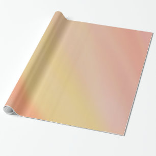 Papel De Presente Peachy Ombre