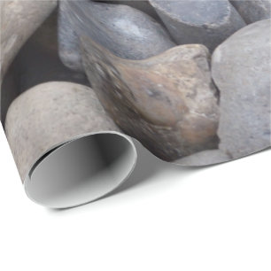 Papel De Presente Pebolhas de Lover de Praia do Beachcomber Costeiro