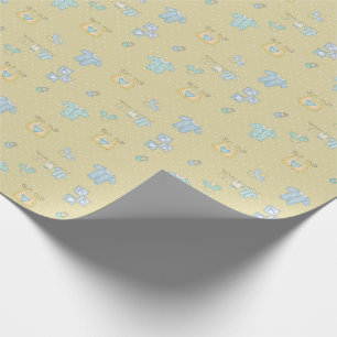 Papel De Presente Pedaços de Cobras e Rabos de Cachorrinhos