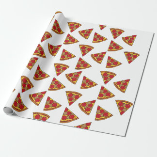 Papel De Presente pedaços de pizza padrão
