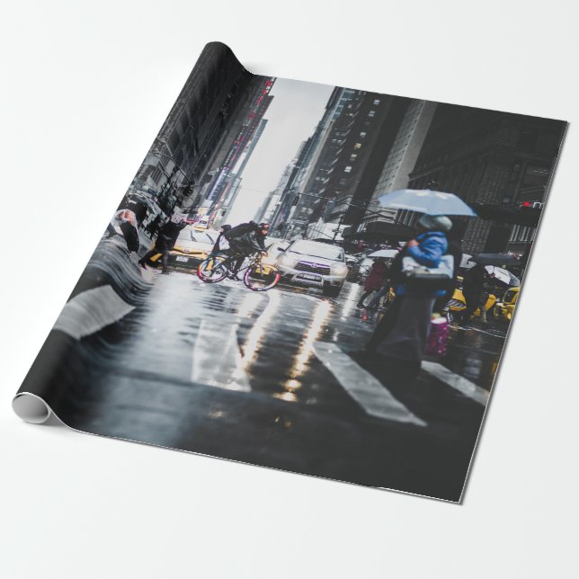 PAPEL DE PRESENTE PEDESTRIANO DE CRUZAMENTO DO PESSOAS NA RUA DA CID (Desenrolado)