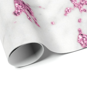 Papel De Presente Pedra de mármore de Carrara do brilho cinzento