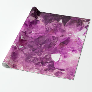 Papel De Presente Pedra preciosa Amethyst cura