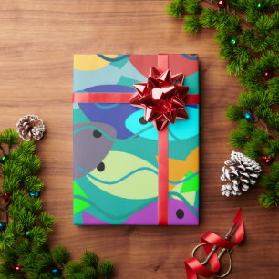 Papel De Presente Peixe