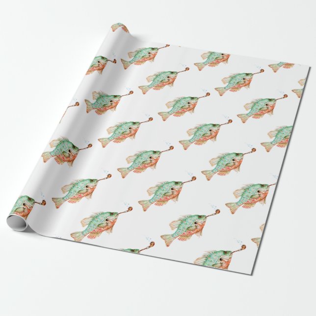 Papel De Presente Peixe (Desenrolado)