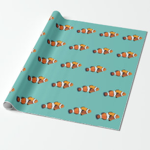 Papel De Presente Peixe-Palhaço