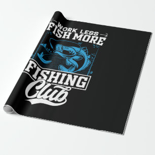 Papel De Presente Peixe Trabalha Menos Peixe Mais
