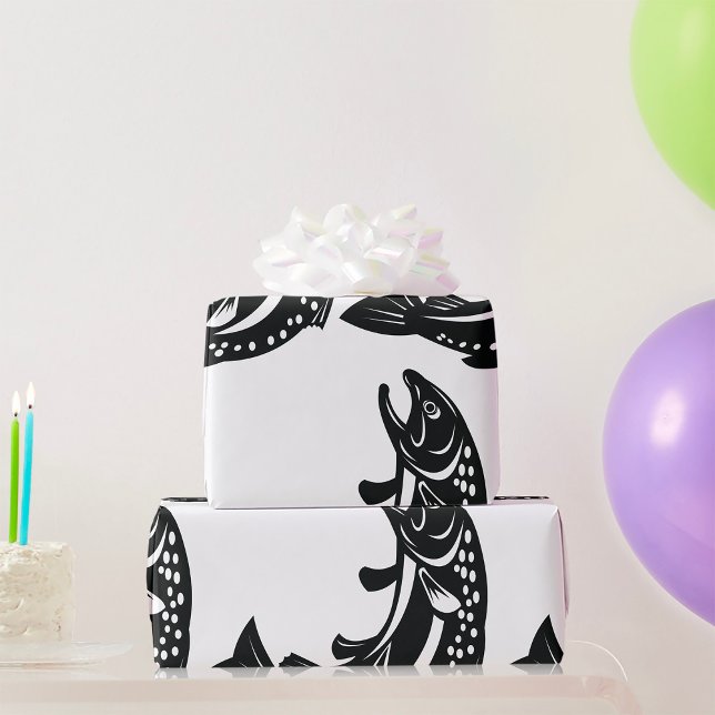 Papel De Presente Peixe-Truta (Criador carregado)