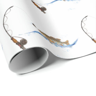 Papel De Presente Peixes Grandes no Polo de Pesca