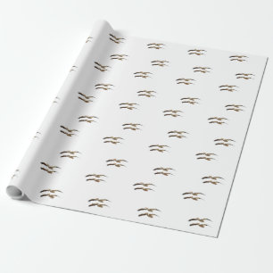 Papel De Presente Pelican voador 4