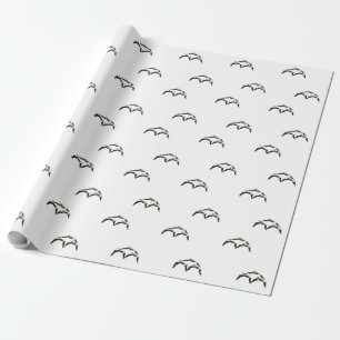 Papel De Presente Pelicano Voador 2