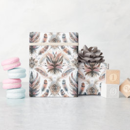 Papel De Presente Penas Ferozes