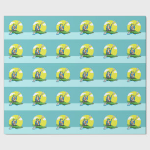 Papel De Presente Penguin Kayaking