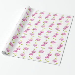 Papel De Presente Peônias na Orangeria