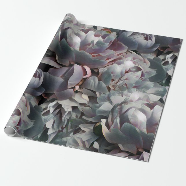 Papel De Presente Peony-Studio (Desenrolado)