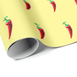 Papel De Presente Pepper Red Hot Chili
