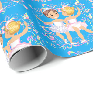 Papel De Presente Pequena Balé Dançarinos