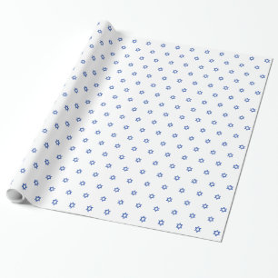 Papel De Presente Pequena Estrela Azul De David White