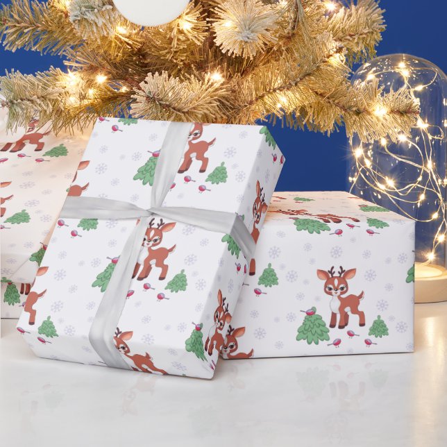 Papel De Presente Pequena Rebelde Cute (Feriados)