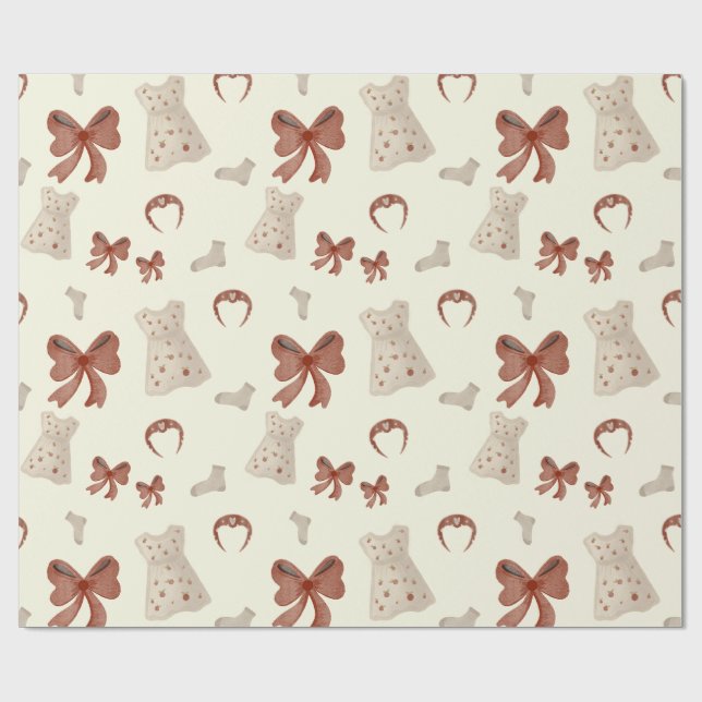 Papel De Presente Pequena Senhora (Aberto)