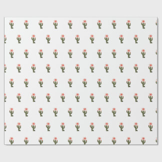 Papel De Presente Pequeno cacto