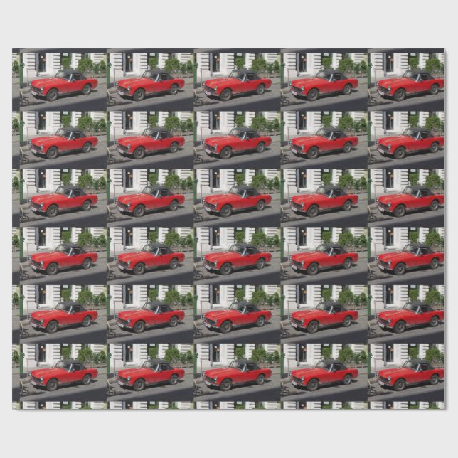 Papel De Presente Pequeno MG Vermelho (Aberto)