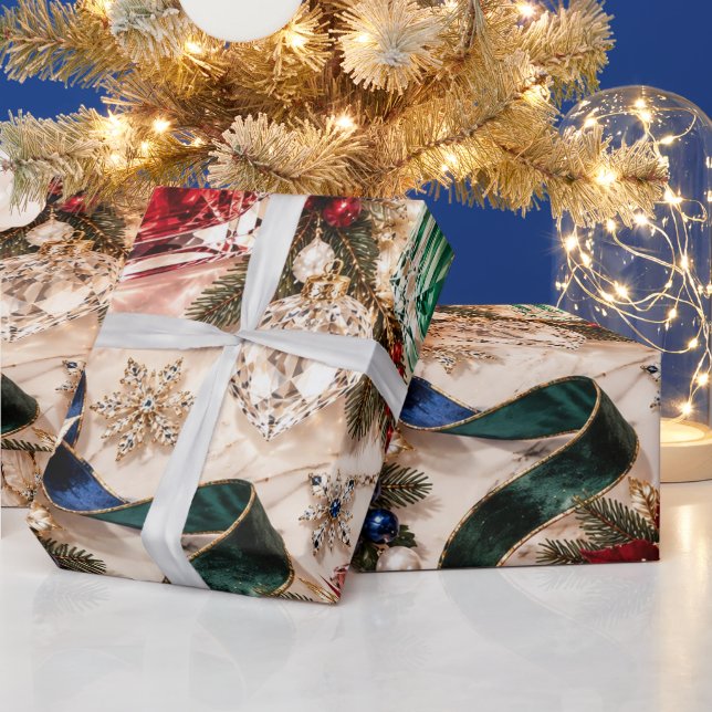 Papel De Presente Perfume de Luxo Natal (Feriados)