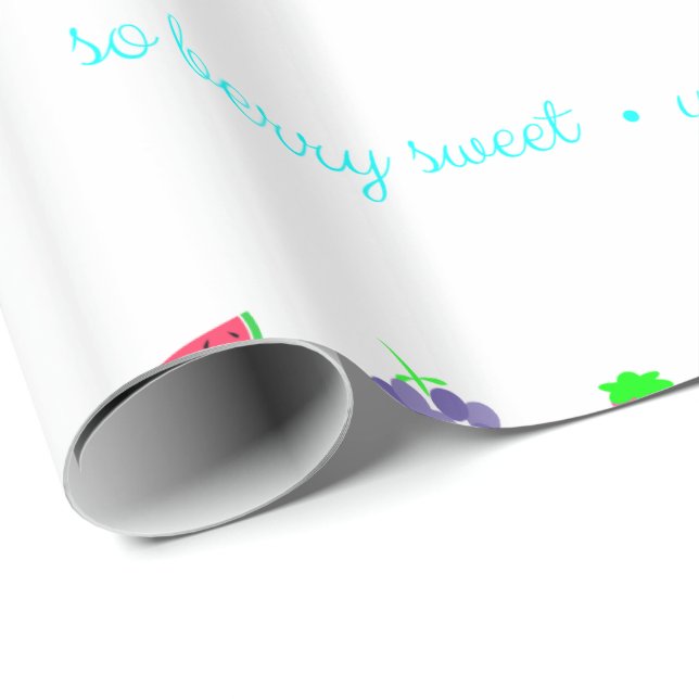 Papel De Presente Perfumes de Verão (Ponta do rolo)