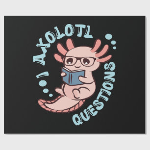 Papel De Presente Perguntas sobre Axolote