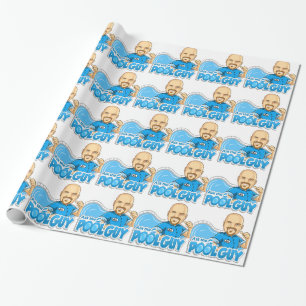 Papel De Presente Pergunte à cara da piscina