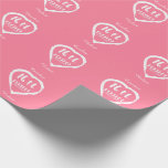 Papel De Presente Peridot tradicional do 16.º aniversário de casamen<br><div class="desc">Se você quiser alguma ajuda para personalizar este design,  entre em contato comigo,  há um botão para perguntar a este designer,  logo abaixo deste texto. Design de pincel amoroso para pessoas celebrando 16 anos de casamento. A pedra preciosa é o presente tradicional para esta ocasião.</div>